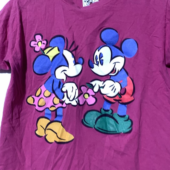 Y2K Mickey and Co Mickey and Minnie Mouse Tee Shirt - Picture 2 of 5